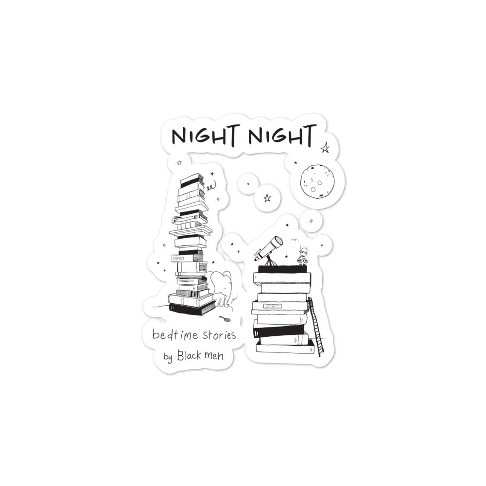 Night Night Bubble-Free Stickers